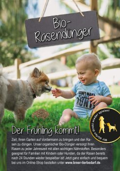 Bio Rasendünger 20 Kg, ca. 400 m2