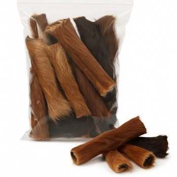 Pferdehaut getrocknet mit Fell 1 Kg