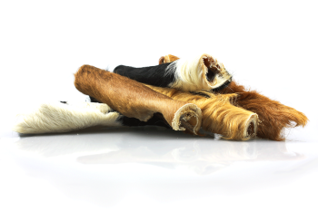 Rinderkopfhaut getrocknet mit Fell 250 Gramm