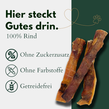 Getrocknete Rinderkopfhaut 20-25 cm