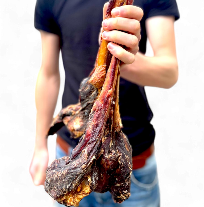 Ochsenziemer getrocknet mit Fleischkeule 500 Gramm