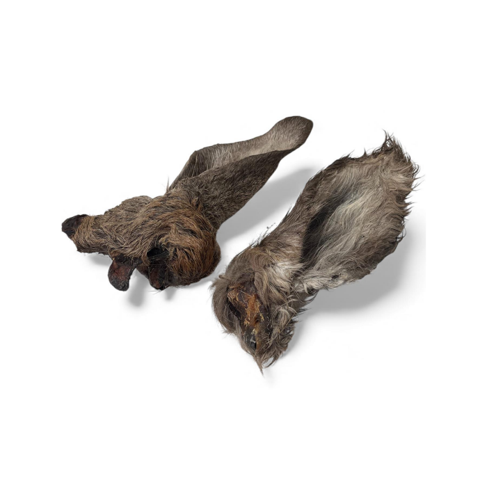 Hirschohren getrocknet mit Fell 500g