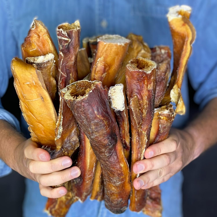 Rinderkopfhaut 20-25 cm für Hunde 1 Kg