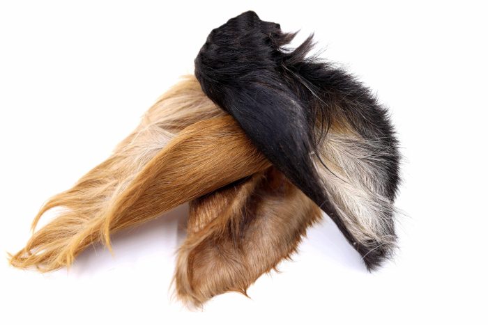 Rinderohren mit Fell getrocknet 1 Kg