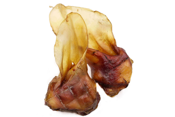 Rinderohren getrocknet mit Muschel für Hunde 100 Stück