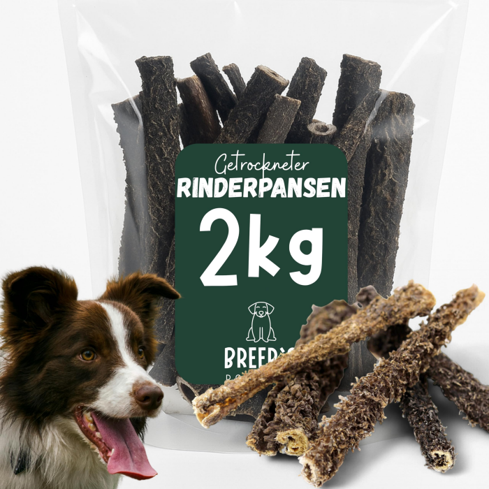 Rinderpansen getrocknet für Hunde 2 Kg