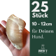 Kalbshufe getrocknet 25 Stück